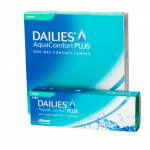 Dailies Aqua Comfort Toric corrigeren een astigmatisme aan het oog.