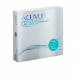 De daglenzen Acuvue Oasys 1 day van Johnson&Johnson zijn zachte lenzen.